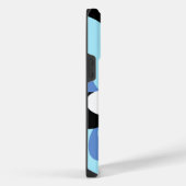 邪悪な目の花ソフトブルーのギリシャのお守り美学 iPhoneケース (右側面)