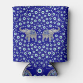 邪悪な目の象グッドラックチャーム 缶クーラー (正面)