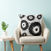 邪悪な目は白黒 クッション (椅子)