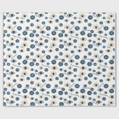 邪悪な目ギリシャのパターン： "Ftou Ftou"アムレット ラッピングペーパー (フラット)