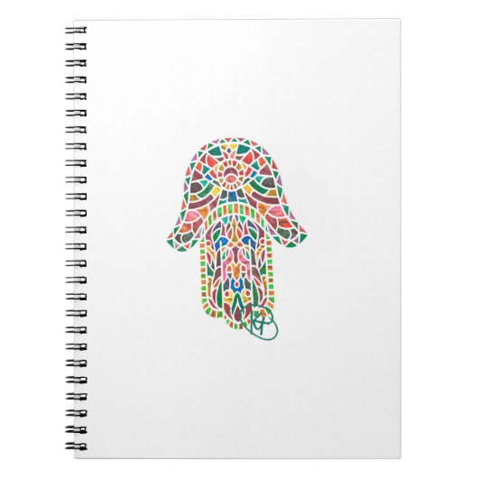 邪悪な目ハムザモザイクアート ノートブック (正面)