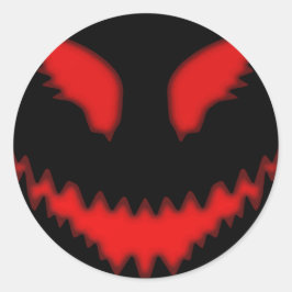 邪悪な目ハロウィーンラウンドスティッカー ラウンドシール