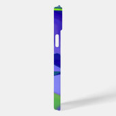 邪悪な目、緑の青い紫の3D抽象芸術 Case-Mate iPhoneケース (裏面 / 右)