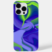 邪悪な目、緑の青い紫の3D抽象芸術 Case-Mate iPhoneケース (裏面)