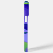 邪悪な目、緑の青い紫の3D抽象芸術 Case-Mate iPhoneケース (裏面 / 右)