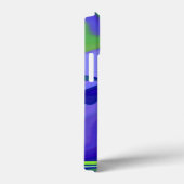 邪悪な目、緑の青い紫の3D抽象芸術 Case-Mate iPhoneケース (裏面 / 右)