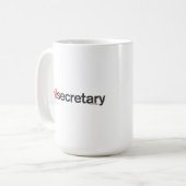 邪悪な秘書のマグ コーヒーマグカップ (正面左)