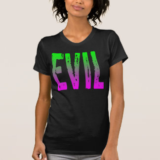 邪悪な紫と緑のホラーゾンビ Tシャツ