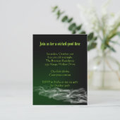 邪悪な緑の煙ハロウィーンゴシック 招待状 (スタンド正面)