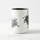 邪悪な翼のあるスカル マグカップ (中央)