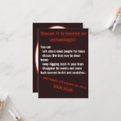 邪悪な考古学者の刺激 カード (正面/裏面インサイチュ)