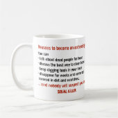 邪悪な考古学者の刺激 コーヒーマグカップ (左)