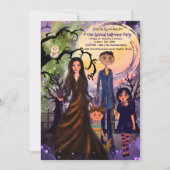 邪悪な良い家族の時間 – ハッピーハローウィン 招待状 (正面)