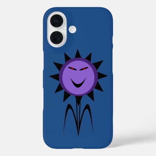 邪悪な花のかわいいゴシックハロウィーンiPhoneケース Case-Mate iPhoneケース (裏面)