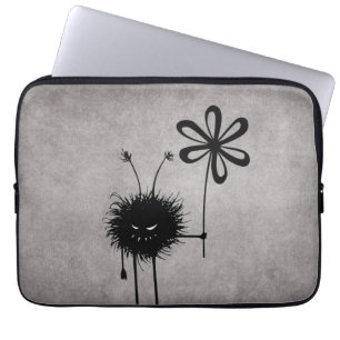 邪悪な花の虫のヴィンテージ13inのラップトップスリーブ ラップトップスリーブ