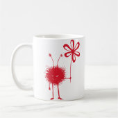 邪悪な花の虫 コーヒーマグカップ (左)