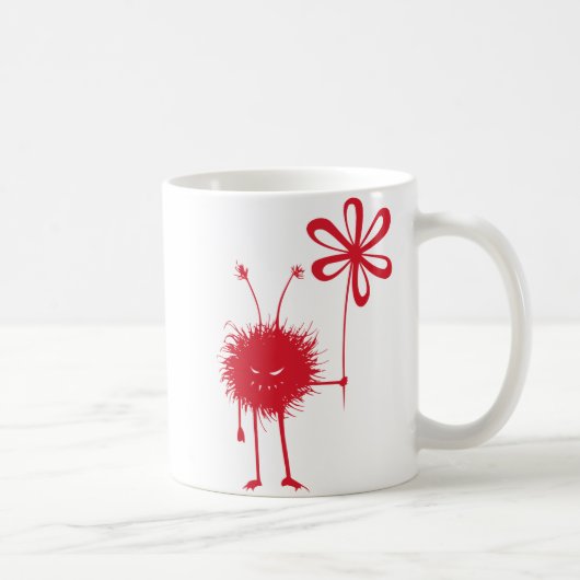 邪悪な花の虫 コーヒーマグカップ (右)