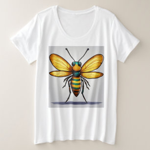 邪悪な蚊の漫画Tシャツ プラスサイズTシャツ