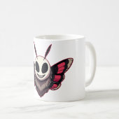 邪悪な蛾 – Mothman Cryptid コーヒーマグカップ (正面右)