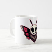 邪悪な蛾 – Mothman Cryptid コーヒーマグカップ (正面左)