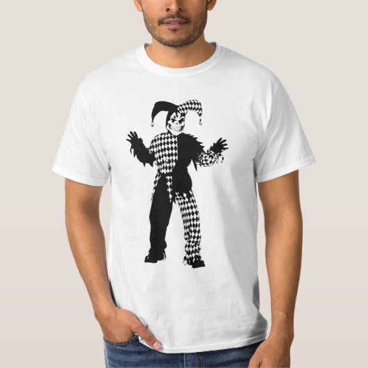 邪悪な裁判所のこっけい者のワイシャツ Tシャツ (正面)