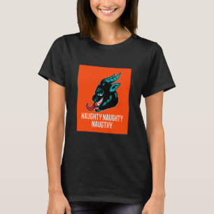邪悪な角を持つ邪悪な角を持つ生き物 Tシャツ