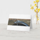 邪悪な誕生日カード カード (黄色い花)