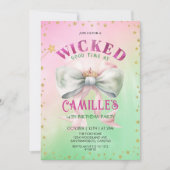 邪悪な誕生日パーティーの招待状を送る 招待状 (正面)