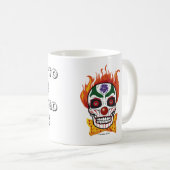 邪悪な邪悪なピエロスカルギフトマグ コーヒーマグカップ (正面右)