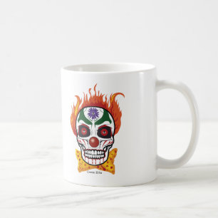 邪悪な邪悪なピエロスカルギフトマグ コーヒーマグカップ