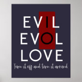 邪悪な隠れたスイッチラブをオフにする ポスター (正面)