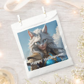 邪悪な青い目の猫 フェイバーバッグ (クリップ留めされた状態)