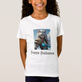 邪悪な青い目の猫 Tシャツ