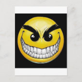 邪悪な顔 ポストカード (正面)