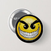 邪悪な顔 缶バッジ (正面&裏面)