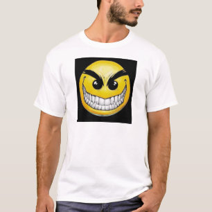 邪悪な顔 Tシャツ