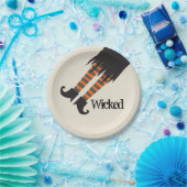 邪悪な魔女おかしいハロウィーン ペーパープレート (パーティー)