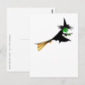 邪悪な魔女がブツブツを降伏 ポストカード (正面/裏面)