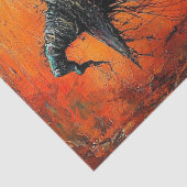 邪悪な魔女と彼女のジャック・オ・ランタンの切り離し 薄葉紙 (詳細)