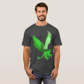 邪悪な魔女のエメラルド空飛ぶ猿 懐かしい友達 Tシャツ (正面フル)