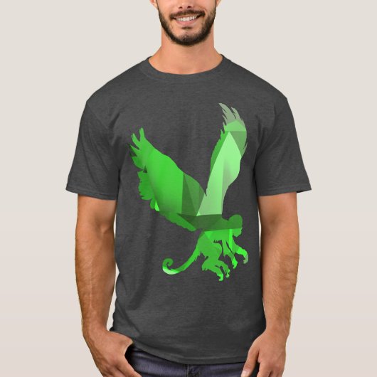 邪悪な魔女のエメラルド空飛ぶ猿 懐かしい友達 Tシャツ (正面)