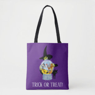 邪悪な魔女のクリスタルボールのハロウィン トートバッグ