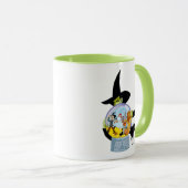 邪悪な魔女のクリスタルボールのハロウィン マグカップ (正面右)