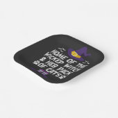 邪悪な魔女の家と猫のパックおもしろい ペーパープレート (傾斜あり)