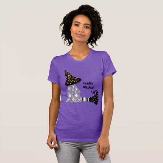 邪悪な魔女を感じる Tシャツ (正面フル)