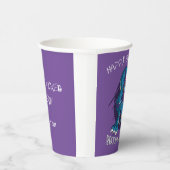 邪悪な魔女オンTレックスイラストレーションハローウィンパーティ 紙コップ (右)