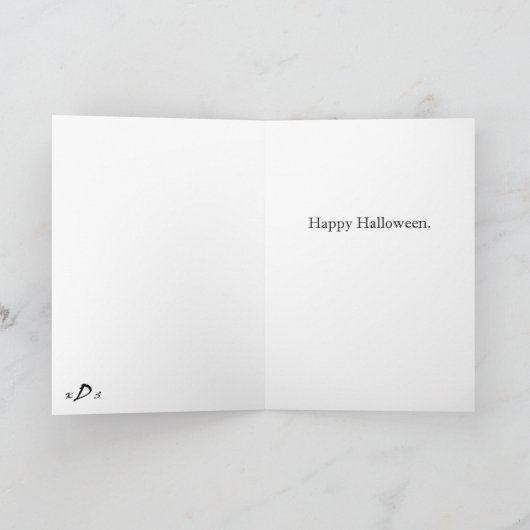 邪悪な魔女キス カード (内部)