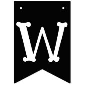 邪悪な魔女シナ猫ハロウィーン バンティングフラッグ (第2の旗)