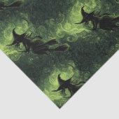 邪悪な魔女シルエットパターン 薄葉紙 (詳細)