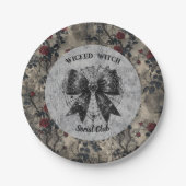 邪悪な魔女ソーシャルクラブコケット ペーパープレート (正面)